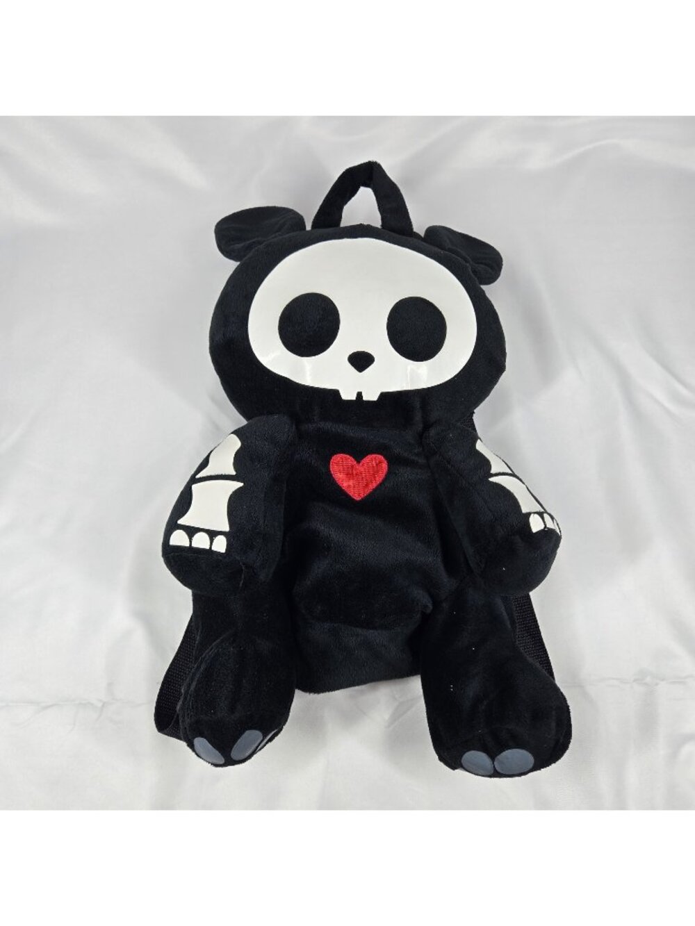 Toynami Skelanimals Jack The Rabbit Plush Backpack 16 Inch Cute Goth Retro
